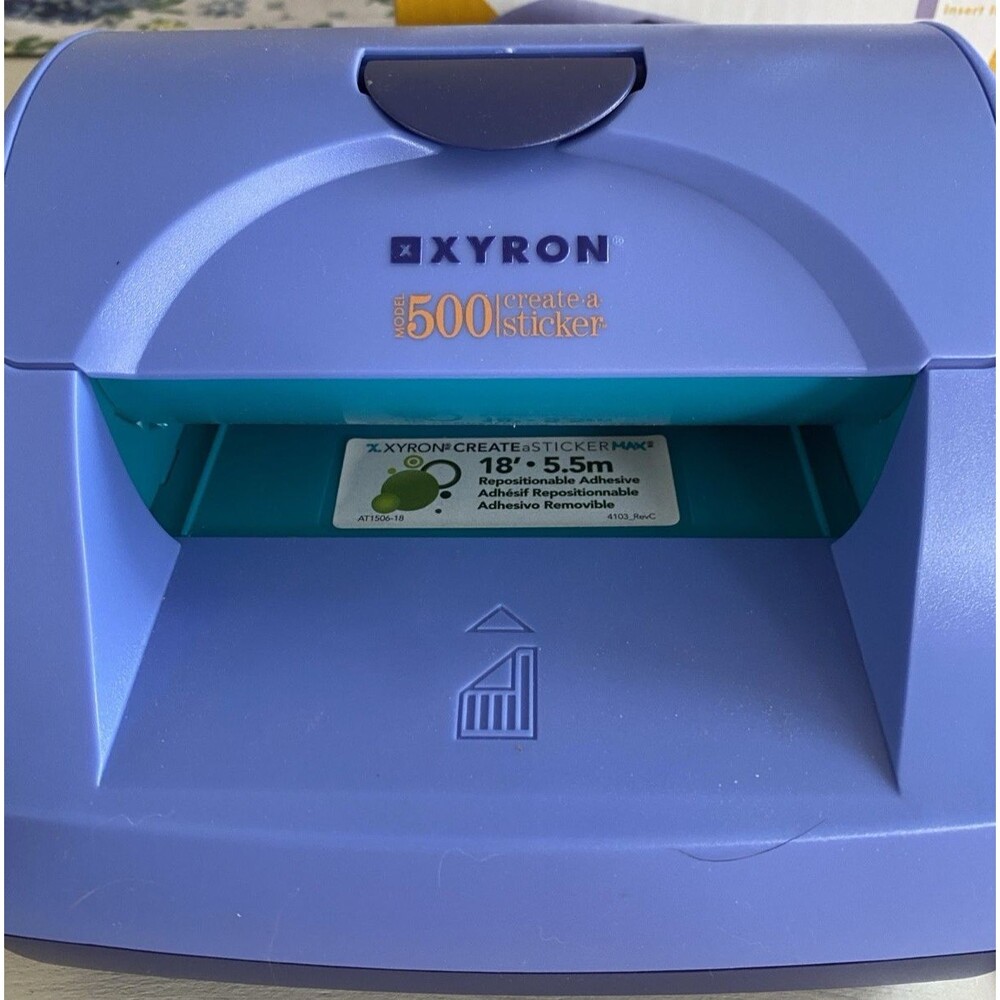 Xyron Create-A-Sticker Model 500 Sticker Maker Machine 5” Open Box Craft Tool - Picture 3 of 5